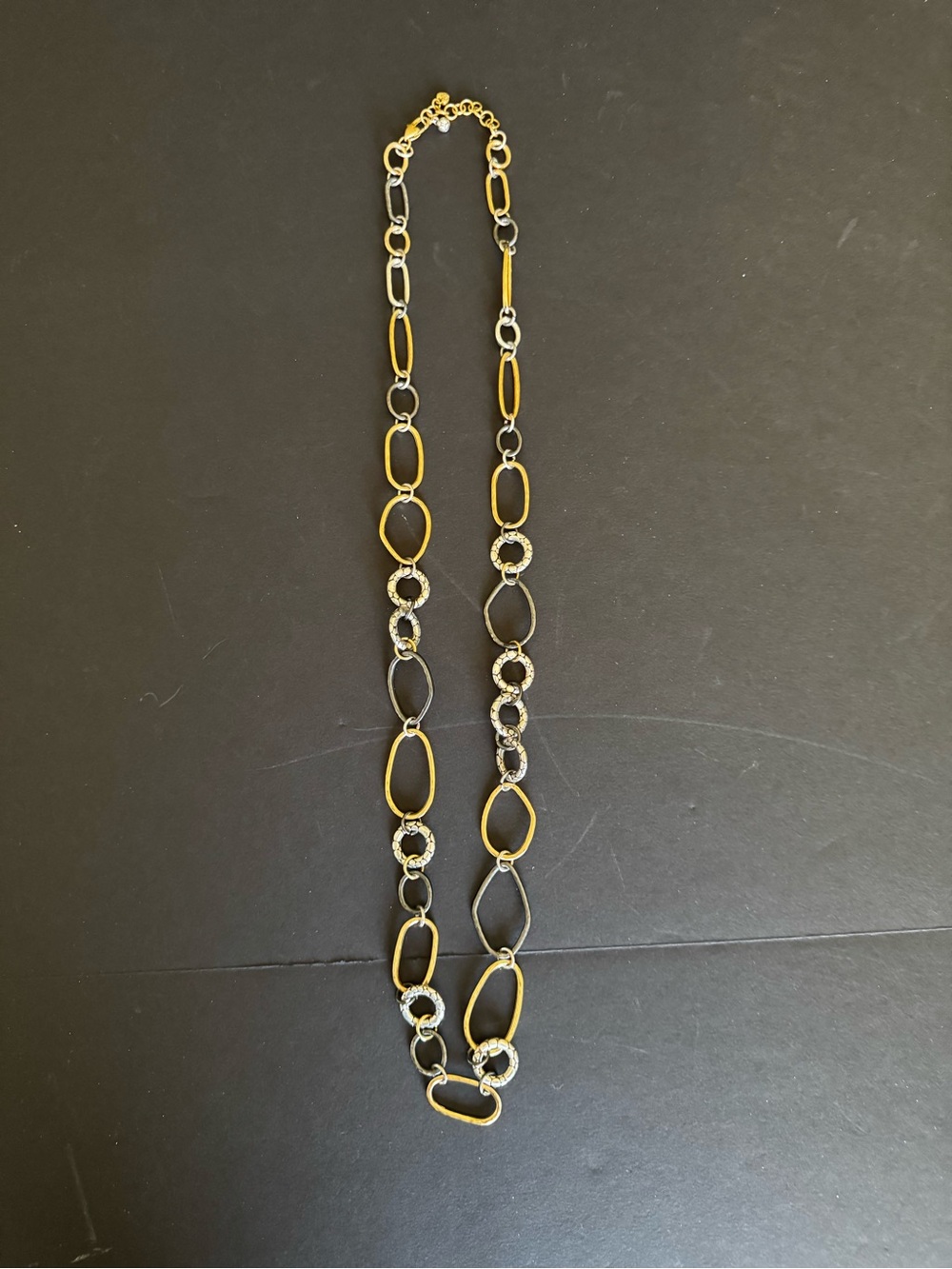 Brighton Two-Tone Gold and Silver Linked Necklace